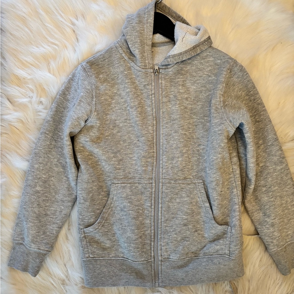 George Light Gray Kids Hoodie